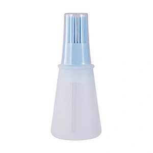 New Design ECO-friendly Brush On The Lid Silicone Cooking Oil Bottle Kitchen Oil Bottle