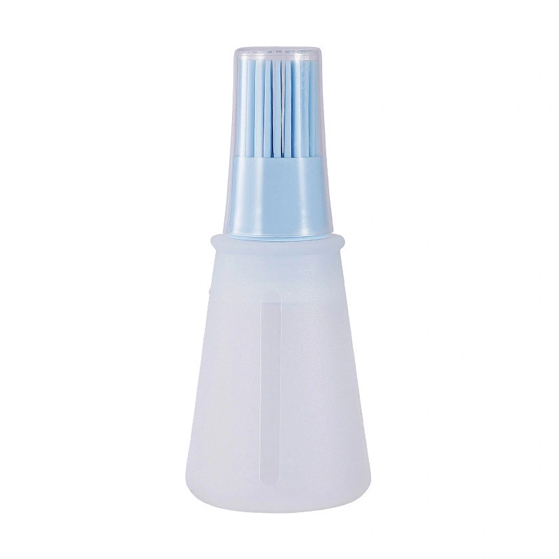New Design ECO-friendly Brush On The Lid Silicone Cooking Oil Bottle Kitchen Oil Bottle